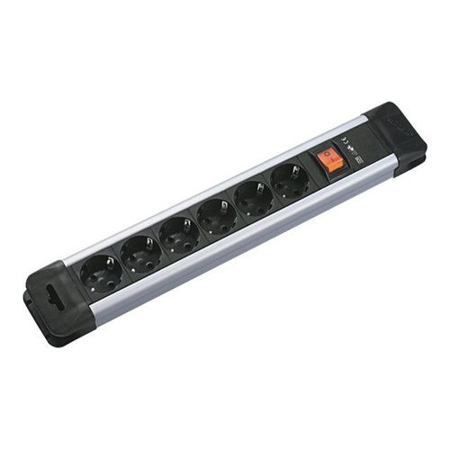 Bachmann CONNECT US - Coupe-circuit - connecteurs de sortie : 6 - 2 m - noir, argent