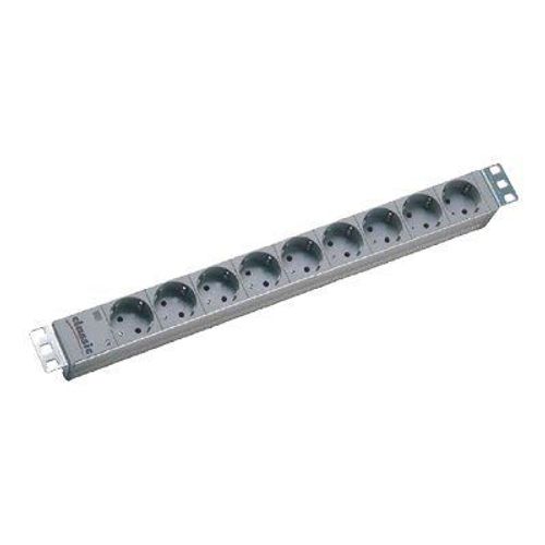 Bachmann - Coupe-circuit (rack-montable) - connecteurs de sortie : 9 - 1U - 19" - 2 m - gris clair