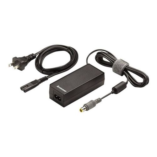 Lenovo ThinkPad 65W Ultraportable AC Adapter - Adaptateur secteur - CA 100-240 V - 65 Watt - pour Edge 15; ThinkPad Edge E43X; ThinkPad L520; L530; T420; T430; T530; ThinkPad Twist S230