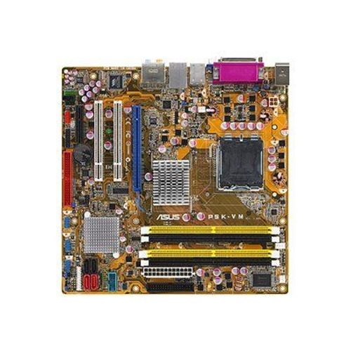 ASUS P5K-VM AiLifestyle Series - Carte-mère - micro ATX - Socket LGA775 - G33 - FireWire - Gigabit LAN - carte graphique embarquée - audio HD (8 canaux)