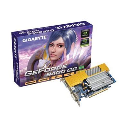 Gigabyte GV-NX84G256H - Carte graphique - GF 8400 GS - 256 Mo GDDR2 - PCIe x16
