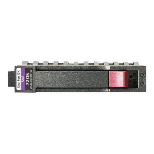 HPE Dual Port - Disque dur - 36 Go - échangeable à chaud - 2.5" SFF - SAS - 15000 tours/min