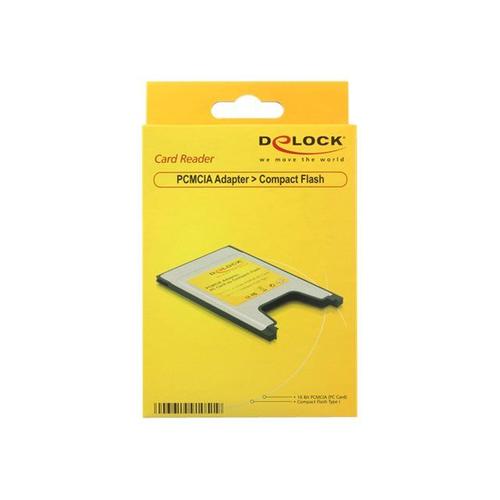 DeLOCK PCMCIA Card Reader for Compact Flash cards - Lecteur de carte (CF I) - Carte PC