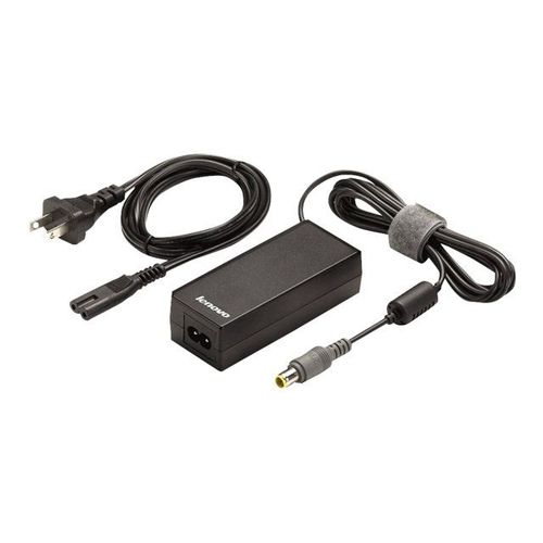 Lenovo ThinkPad 65W Ultraportable AC Adapter - Adaptateur secteur - CA 100-240 V - 65 Watt - pour Lenovo ThinkPad R400, R500, SL300, SL400, SL500, T500, W500, X200 Tablet, X200s, X300