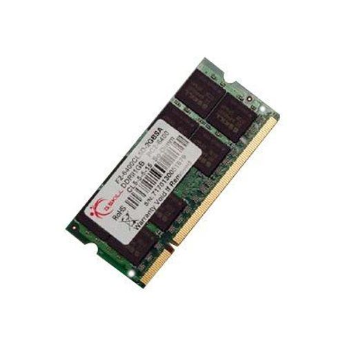 G.Skill SA Series - DDR2 - module - 1 Go - SO DIMM 200 broches - 800 MHz / PC2-6400 - CL5 - 1.8 V - mémoire sans tampon - non ECC