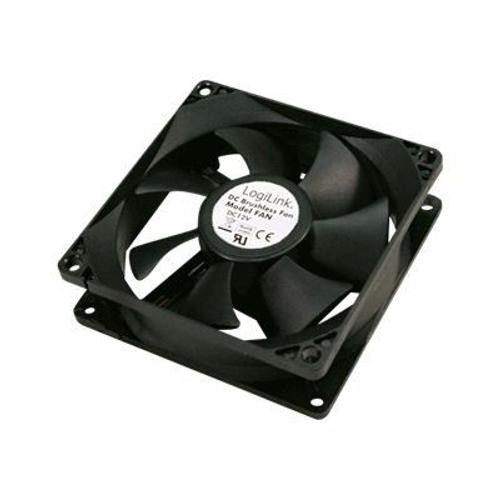 LogiLink FAN103 - Ventilateur châssis - 120 mm - noir