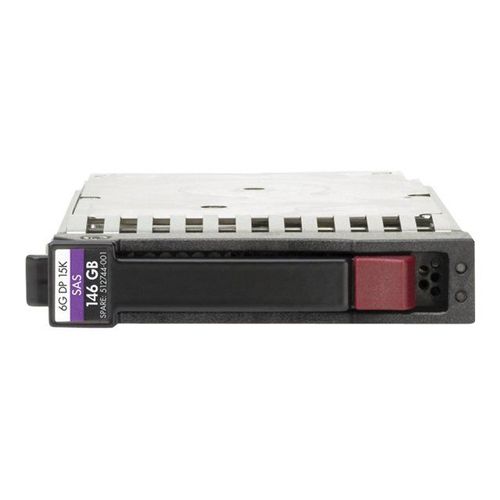 HPE Dual Port Enterprise - Disque dur - 146 Go - échangeable à chaud - 2.5" SFF - SAS 6Gb/s - 15000 tours/min