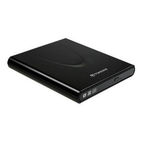 Transcend Portable DVD Writer - Lecteur de disque - DVD±RW (+R double couche)/DVD-RAM - 8x/8x/5x - USB 2.0 - externe - noir
