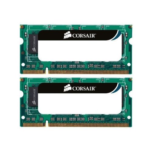 CORSAIR - DDR3 - kit - 8 Go: 2 x 4 Go - SO DIMM 204 broches - 1333 MHz / PC3-10600 - CL9 - 1.5 V - mémoire sans tampon - non ECC