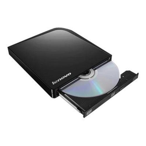 Lenovo USB Portable DVD Burner - Lecteur de disque - DVD±RW (±R DL)/DVD-RAM - 8x8x5x - USB 2.0 - externe