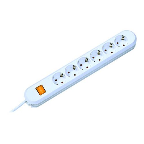 Bachmann SMART - Coupe-circuit - connecteurs de sortie : 6 (CEE 7/17) - 1.5 m - Allemagne - blanc