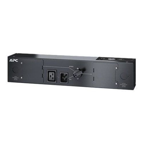 APC Panneau de contournement de service - Unité de distribution secteur (rack-montable) - CA 230 V - 3000 VA - connecteurs de sortie : 2 - 2U - noir - pour P/N: SMT2200I-AR, SMT2200R2I-AR...