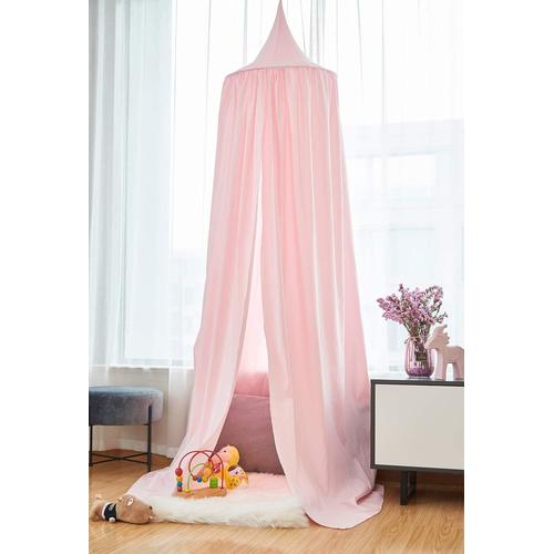 Rose Ciel De Lit Pour Bébé Baldaquin Lit Rideau De Lit Moustiquaire Décoration Chambre D'enfant Fille, Rose