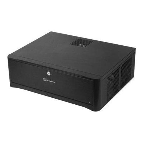 SilverStone Grandia GD06 - Tour - micro ATX - pas d'alimentation (ATX / PS/2) - noir - USB/Audio