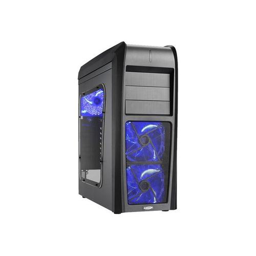 Lancool First Knight PC-K63 - Tour midi - ATX - pas d'alimentation - noir - USB/Audio/E-SATA