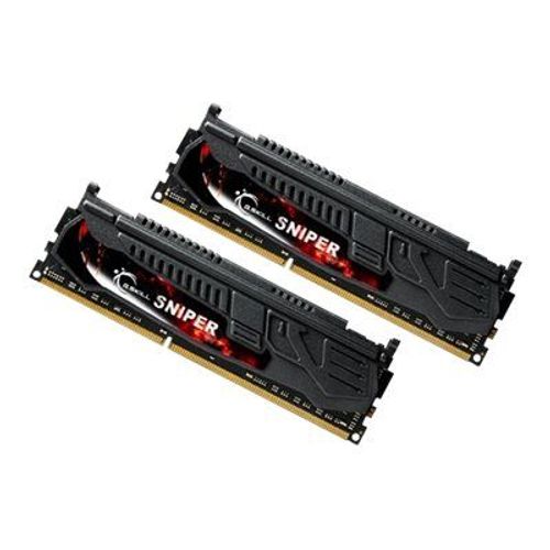 G.Skill SNIPER Series - DDR3 - kit - 8 Go: 2 x 4 Go - DIMM 240 broches - 1600 MHz / PC3-12800 - CL9 - 1.5 V - mémoire sans tampon - non ECC