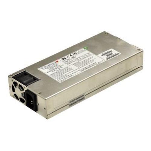 Supermicro PWS-601-1H - Alimentation électrique (interne) - 80 PLUS Gold - CA 100-240 V - 600 Watt - PFC - 1U - pour SC512 F-600B; SC811 L-600B, TQ-600B; SuperServer 6016T-MTHF