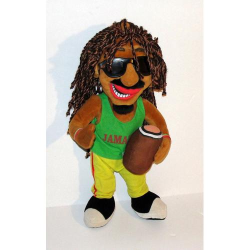 Rasta Jamaique Rastaman Peluche Play By Play 44cm