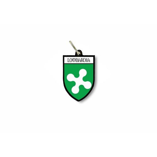 Porte Cles Clefs Cle Drapeau Collection Ville Blason Italie Lombardia