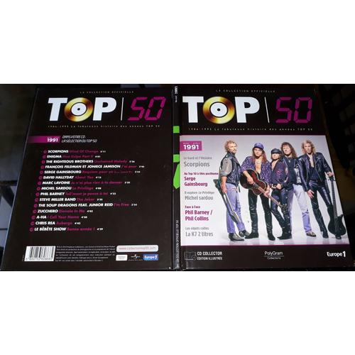 Top 50 Livre Et Cd Scorpions Zucchero A-Ha Chris Rea Enigma Michel Sardou