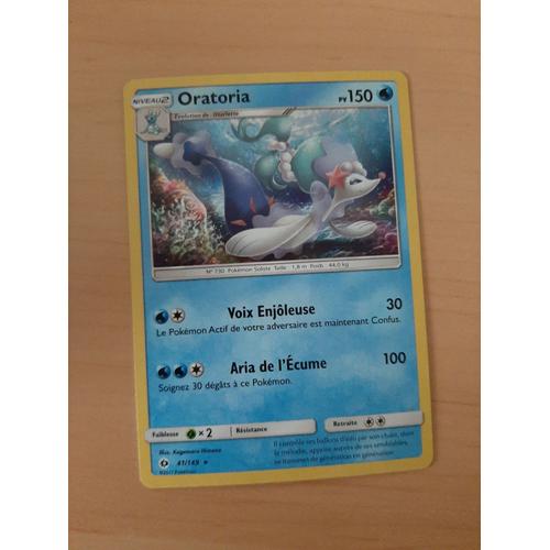 Carte Pokemon Oratoria Holo Rare 41/149 Vf