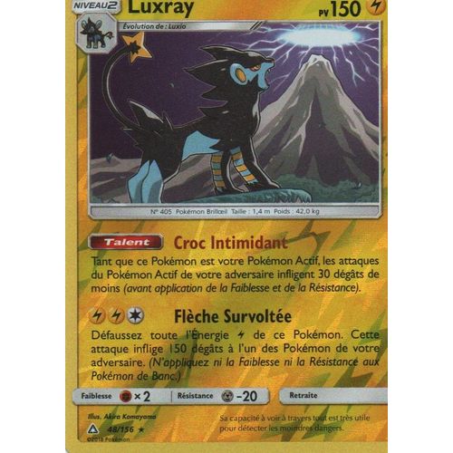 Pokemon Luxray Fr Reverse Pv150, 48/156
