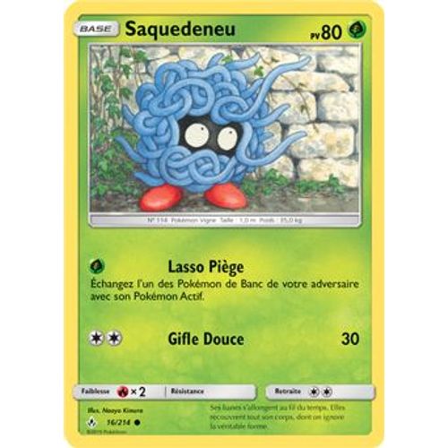 Carte Pokémon - Saquedeneu - 16/214 - Alliance Infaillible