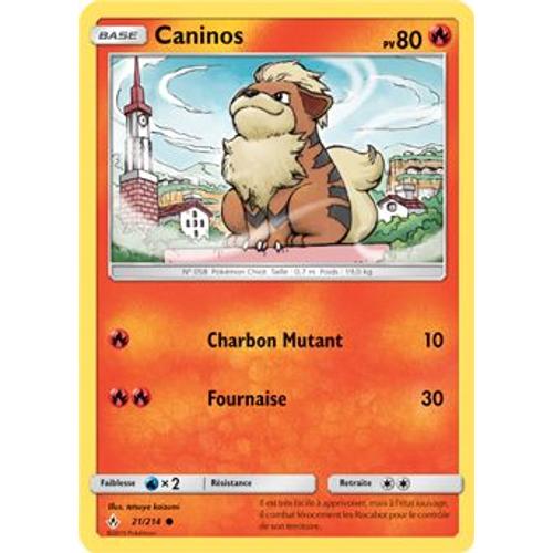 Carte Pokémon - Caninos - 21/214 - Alliance Infaillible