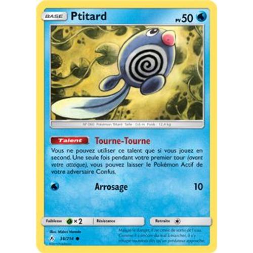 Carte Pokémon - Ptitard - 36/214 - Alliance Infaillible