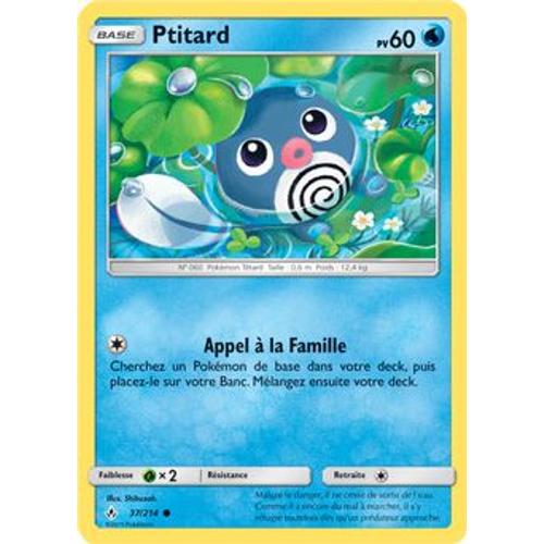 Carte Pokémon - Ptitard - 37/214 - Alliance Infaillible