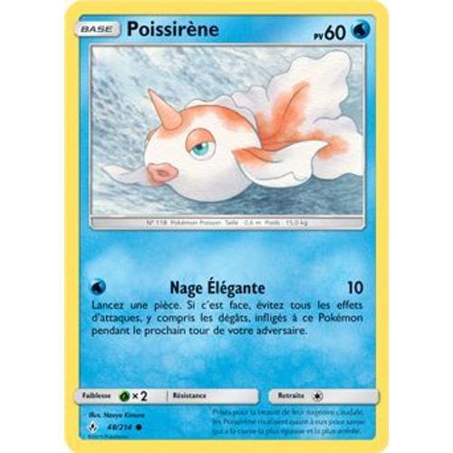 Carte Pokémon - Poissirène - 48/214 - Alliance Infaillible