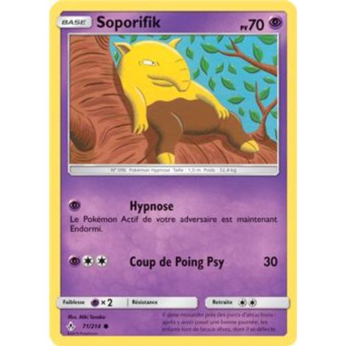Carte Pokémon - Soporifik - 71/214 - Alliance Infaillible
