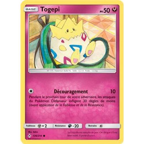 Carte Pokémon - Togepi - 136/214 - Alliance Infaillible