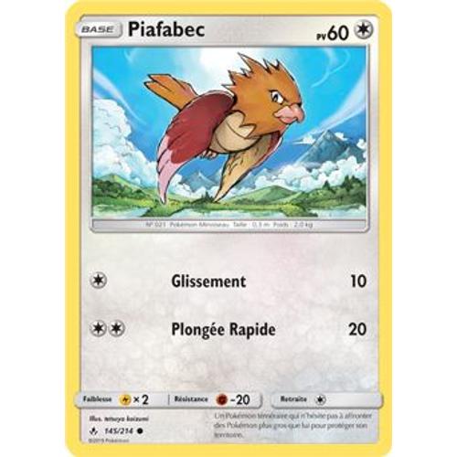 Carte Pokémon - Piafabec - 145/214 - Alliance Infaillible