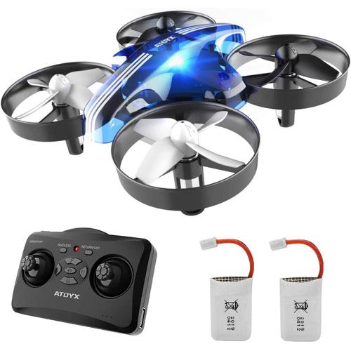 Bleu Jouets D'intérieur Drone Enfant Hélicoptère Télécommandé Quadcopter Avec Mode Sans Tête Avion Mini Avec Télécommande Jouet-Générique