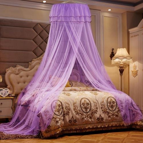 Violet Moustiquaire Rose Ciel De Lit Pour Lit Bébé Princesse Baldaquin Tente De Lit Lit Lit Canopy Fille Lit Bébé Enfant Ciel