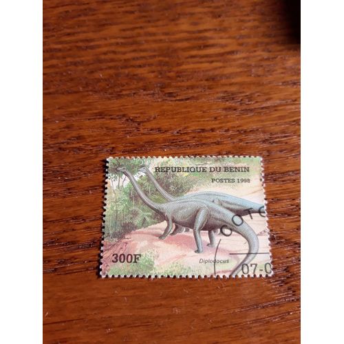 Timbre Bénin Dinosaure Tp8