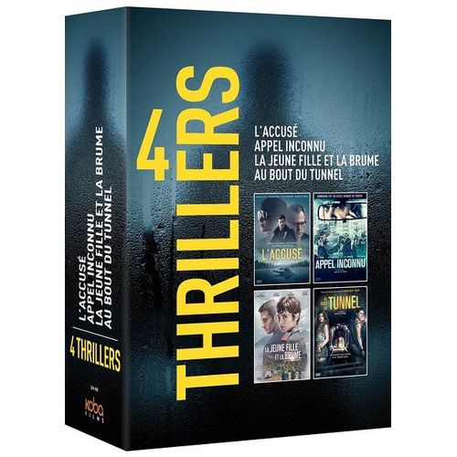 4 Thrillers : L'accusé + Appel Inconnu + La Jeune Fille Et La Brume + Au Bout Du Tunnel - Pack