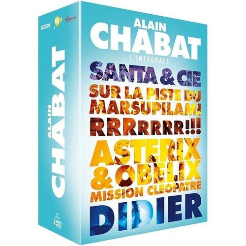 Alain Chabat - L'intégrale 5 Films : Santa & Cie + Sur La Piste Du Marsupilami + Rrrrrrr !!! + Astérix & Obélix : Mission Cléopâtre + Didier - Pack