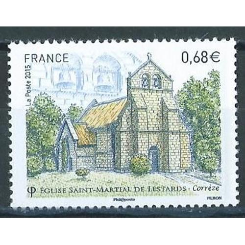 Eglise Saint-Martial De Lestards (Corrèze) 2015 N° 4967 Neuf**