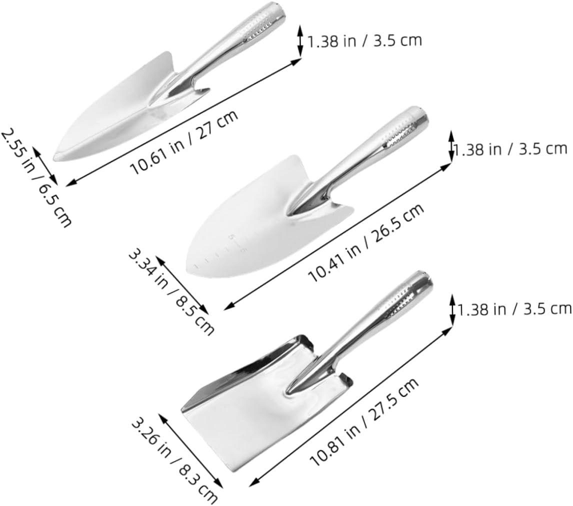 argent 3 Pices Ensemble d'outils de Jardin Escalade Step up... - 5