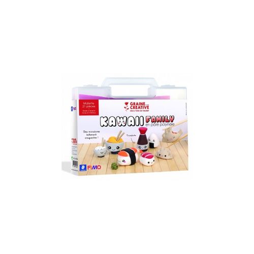 Graine Creative Mallette "Kawaii Asie" Fimo