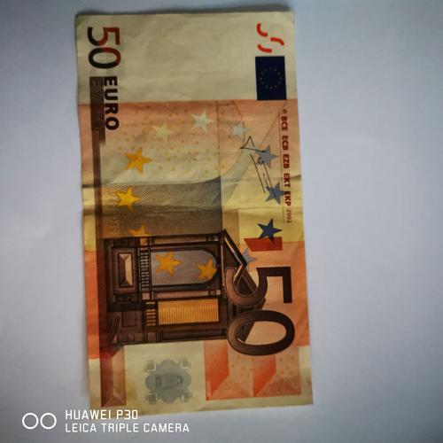 Ancien Billet 50€ 2002
