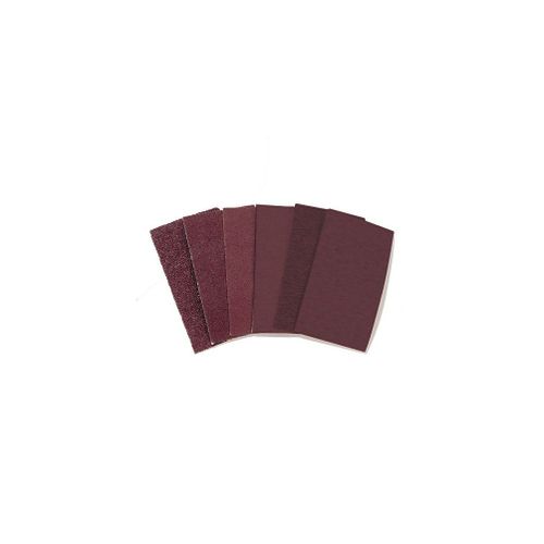 15 lots de 10 patins auto-agrippant corindon semi-vrac - 73 x 125 mm Gr. 80 pour bois et métaux - 70125.102 - Leman