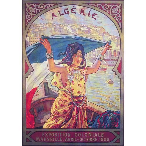 Affiche Exposition Coloniale Algérie 1906