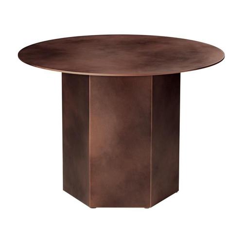 Gubi Table Basse Epic Coffee Table Ø 60 Cm (Earthy Red Steel - Acier)