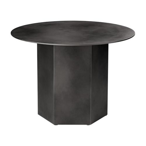 Gubi Table Basse Epic Coffee Table Ø 60 Cm (Midnight Black Steel - Acier)