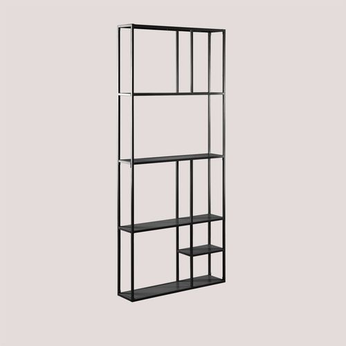 Etagère Murale Modulable En Acier (80 Cm) Thura Noir De Carbone