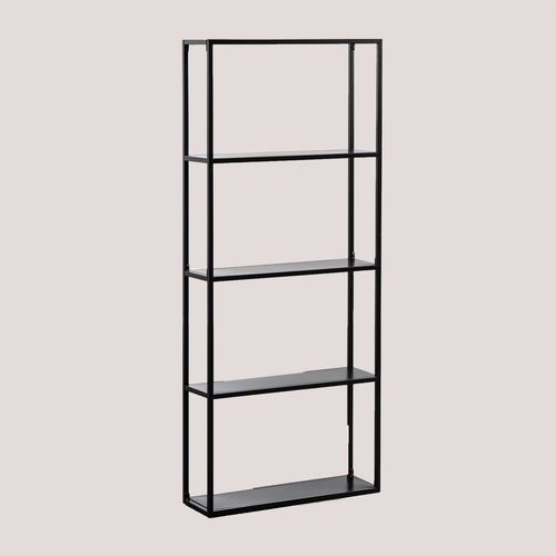 Etagère Murale Modulable En Acier (60 Cm) Thura Noir De Carbone