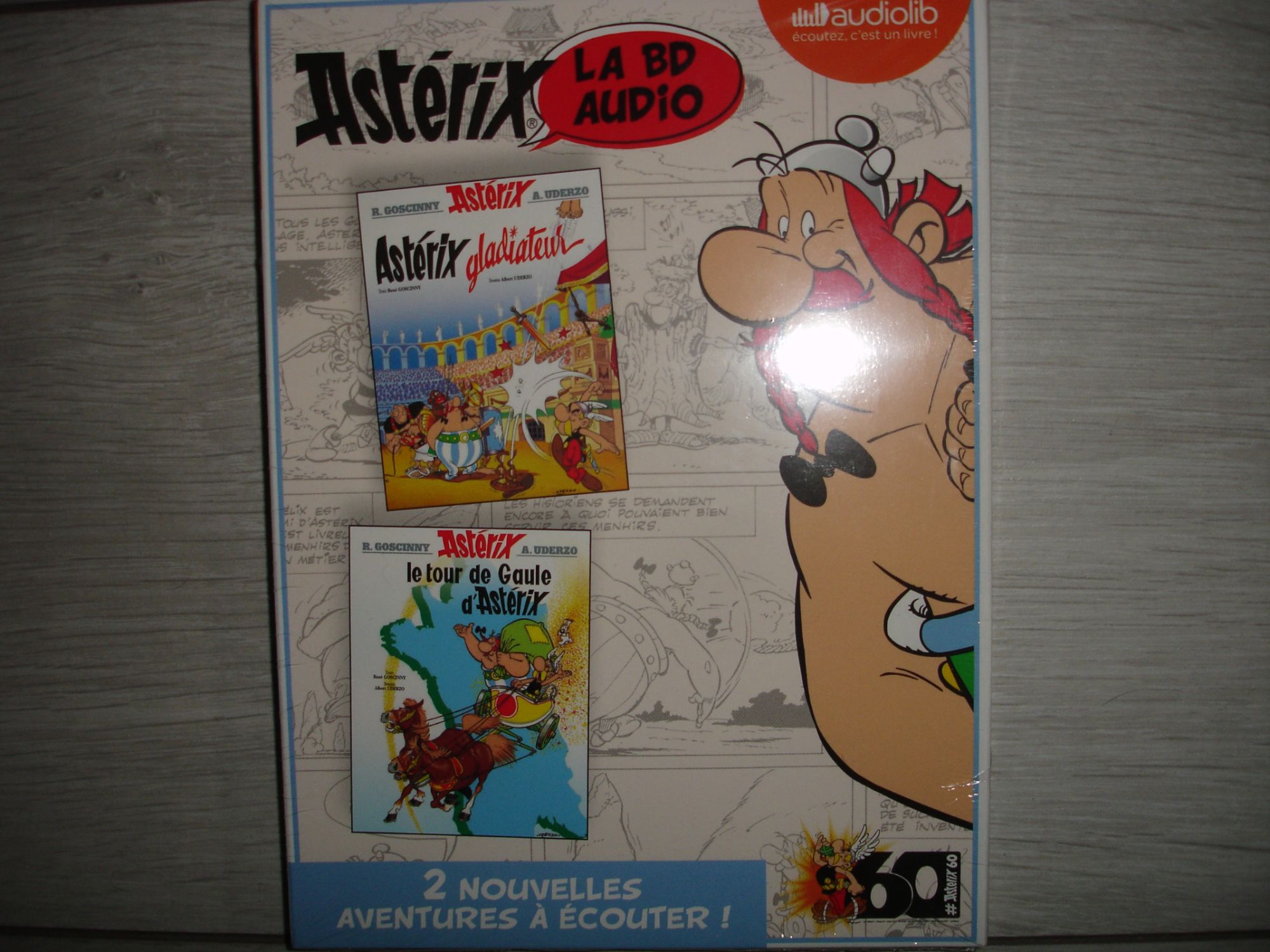 Asterix - T02 - Asterix Gladiateur / Le Tour De Gaule D'asterix - Livre Audio 2 Cd Audio